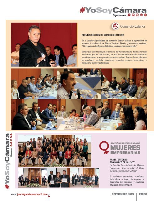 Juntos Gaceta Mercantil - Septiembre 2019