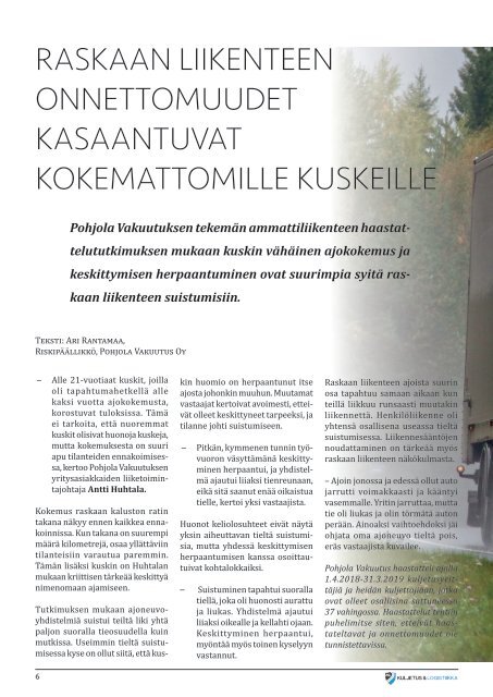 Kuljetus & Logistiikka 4 / 2019