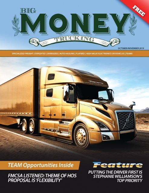 Big Money Trucking - October/November 2019