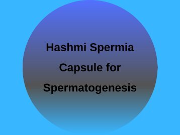 Hashmi Spermia Capsule for Spermatogenesis