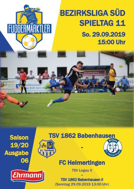 20190929 Fuggermärktler TSV 1862 Babenhausen – FC Heimertingen