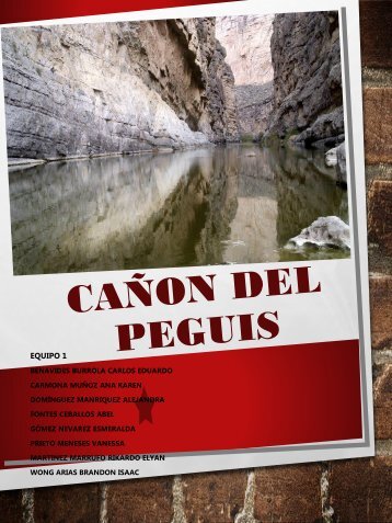 CAÑON DEL PEGUIS E1-1