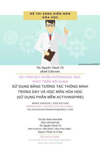 SỬ DỤNG BẢNG TƯƠNG TÁC THÔNG MINH TRONG DẠY VÀ HỌC MÔN HÓA HỌC (SỬ DỤNG PHẦN MỀM ACTIVINSPIRE)