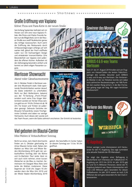 TRENDYone | Das Magazin - Ulm - Oktober 2019