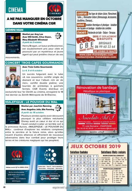 OUEST LYON - OCTOBRE 2019