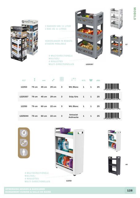 Opberging / Rangement