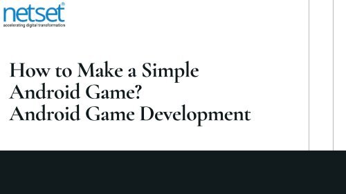 Android Game Development