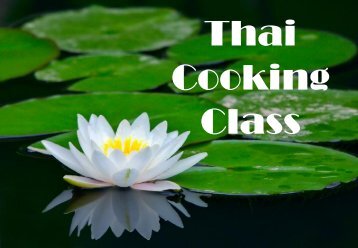 THAI COOKING CLASS RECIPE BOOK