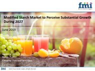 Modified Starch Market to Record an Exponential CAGR by 2027 