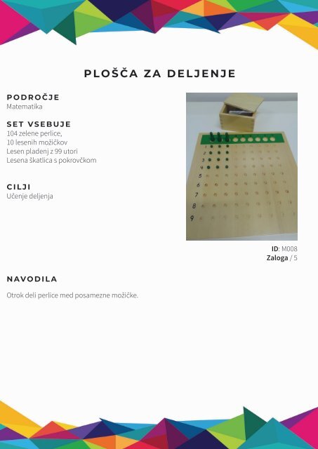 Katalog knjižnice didaktičnega materiala