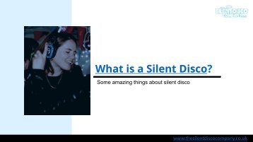 What is a silent disco