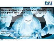 Nucleic Acid Isolation and Purification Market to incur value growth at 5