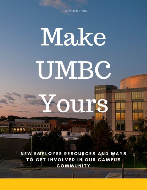 Make UMBC Yours 2019 