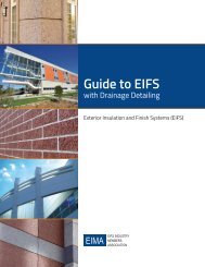 Guide to EIFS with Drainage Detailing