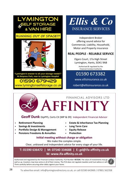 Lymington Directory Oct/Nov 19