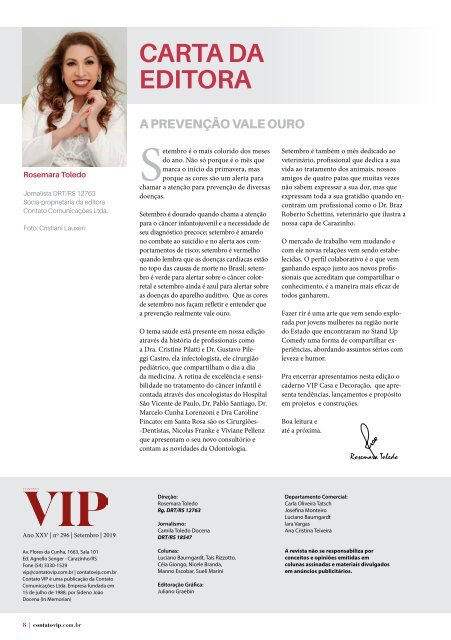 Contato VIP - Setembro de 2019 - Carazinho  