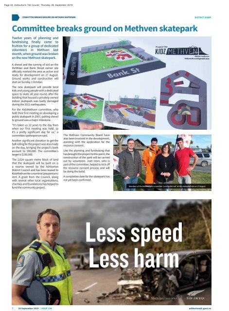 Ashburton Courier: September 26, 2019