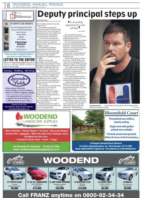 North Canterbury News: September 26, 2019