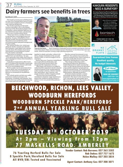 North Canterbury News: September 26, 2019