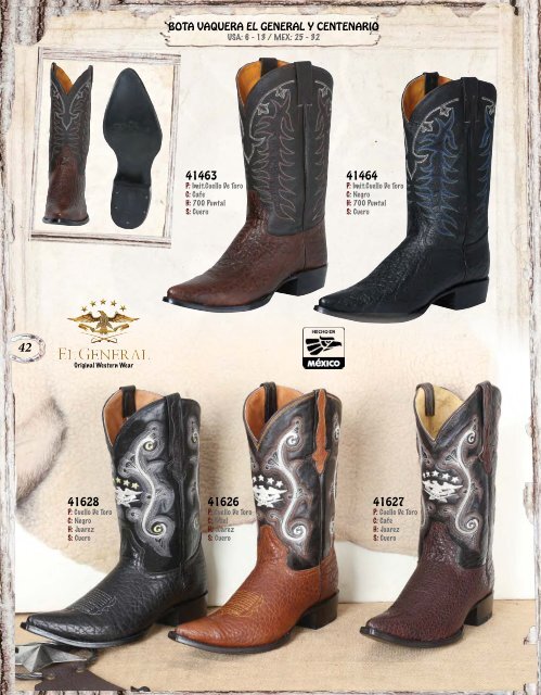 botas vaqueras el general