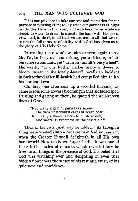 HUDSON TAYLOR The man who believed God by Marshall Broomhall