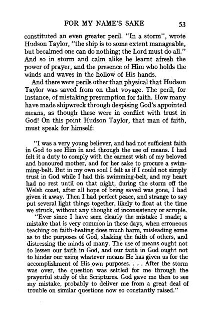 HUDSON TAYLOR The man who believed God by Marshall Broomhall