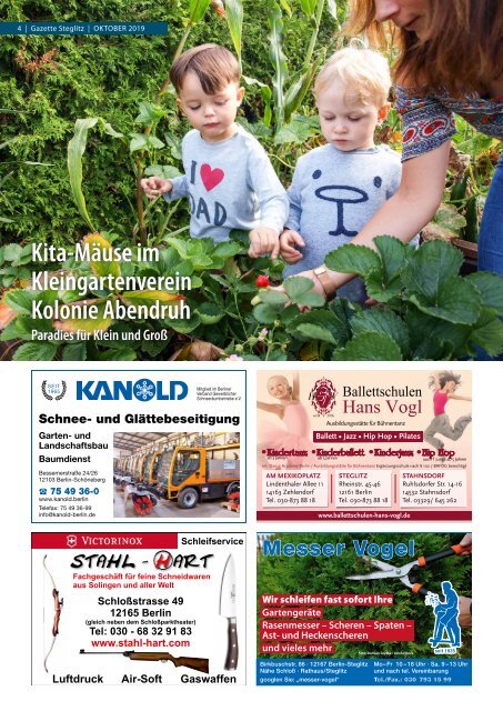 Gazette Steglitz Oktober 2019