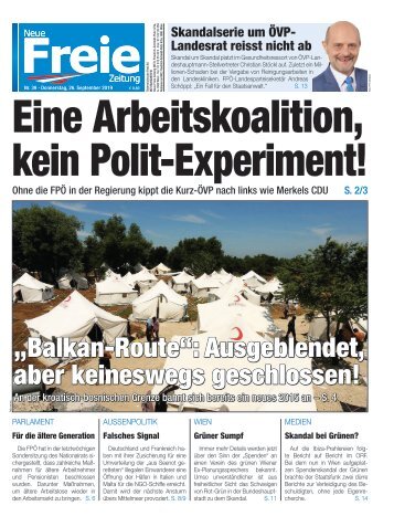 Eine Arbeitskoalition, kein Polit-Experiment!