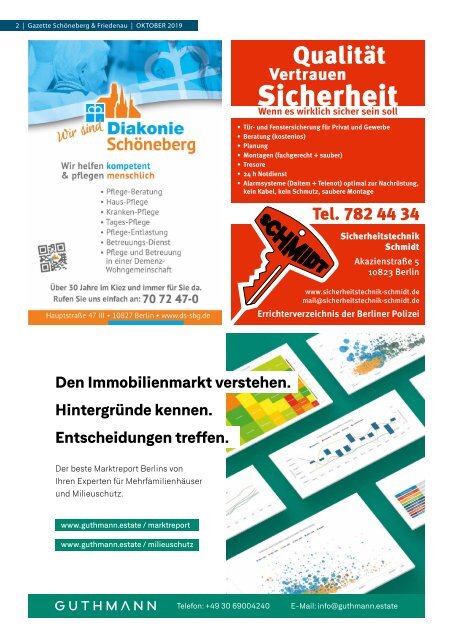 Gazette Schöneberg & Friedenau Oktober 2019