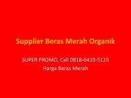 Supplier Beras Merah Organik pdf