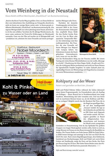 STADTMAGAZIN Bremen Oktober 2019