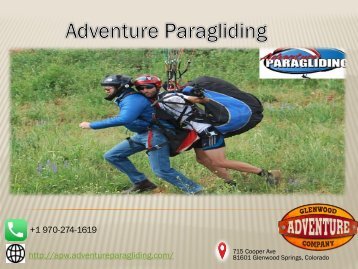 Fun Things to do | Adventure Paragliding | Glenwood Springs