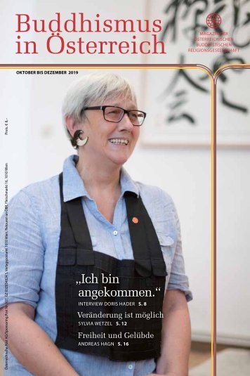 Buddhismus in Österreich - Ausgabe Oktober bis Dezember 2019