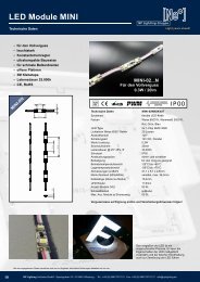 LED Module - Werkstatt Übersicht / LED Modules per Use Case