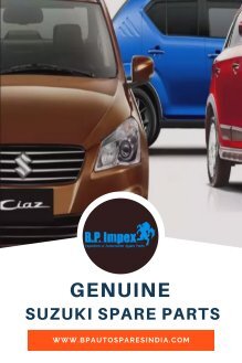 Maruti suzuki online spare parts dealership