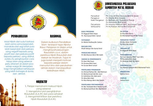 buku program maal hijrah 2019