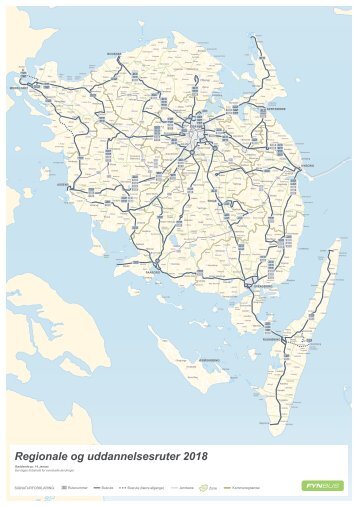 Rutekort | Regionale og uddannelsesruter 2018 | Fynbus