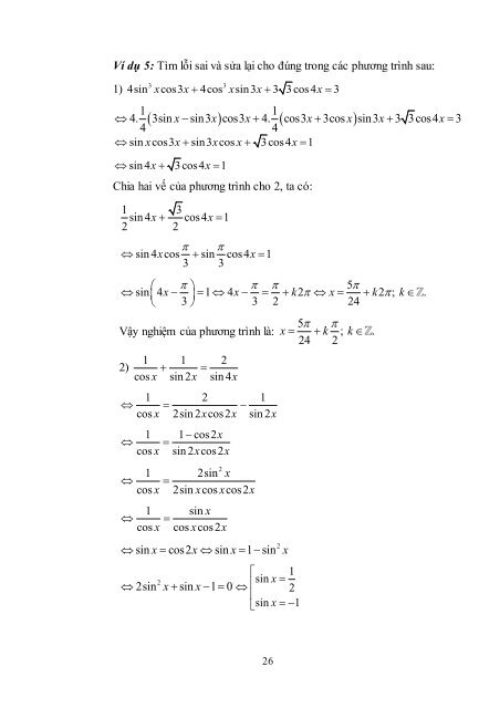 Phát triển năng lực tư duy cho học sinh THPT qua dạy học phương trình lượng giác (2019)