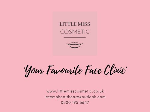 Little Miss Cosmetic - Franchise Prospectus