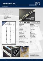 LED Module - Werkstatt Übersicht / LED Modules per Use Case