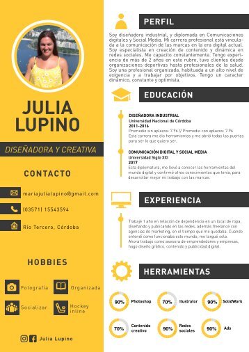 cv - Maria Julia Lupino Nievas