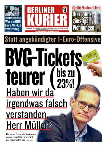 Berliner Kurier 26.09.2019