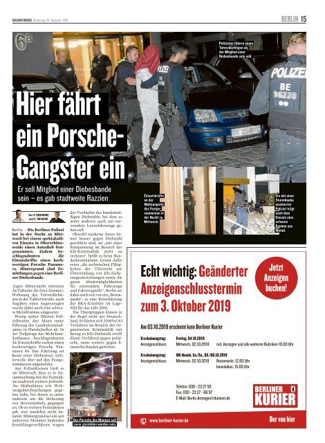 Berliner Kurier 26.09.2019