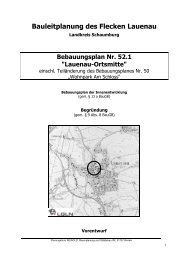 Bebauungsplan Nr. 52.1 