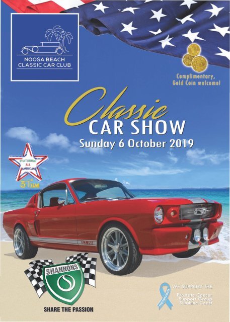 2019 Noosa Beach Classic Car Show Program