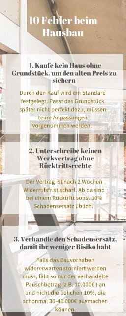 10 Fehler Beim Hausbau