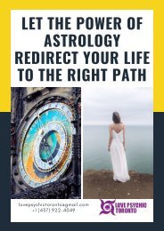 Let the power of astrology redirect your life to the right path