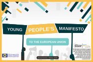 Young People's Manifesto to the European Union