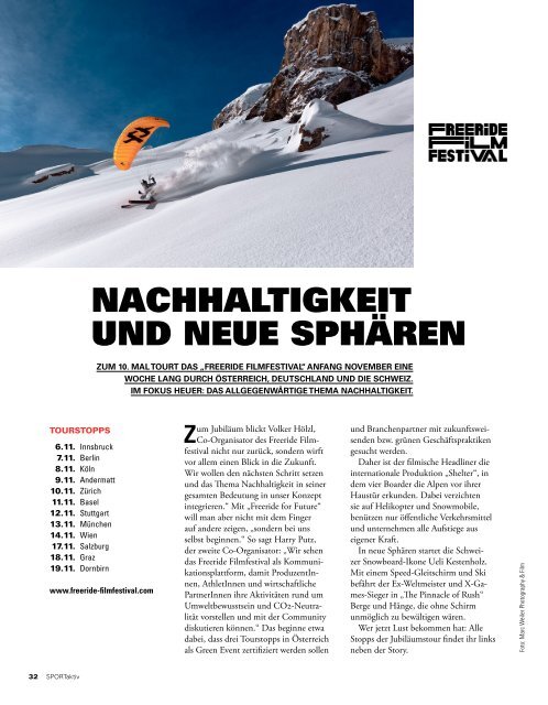 SPORTaktiv Freerideguide 2019