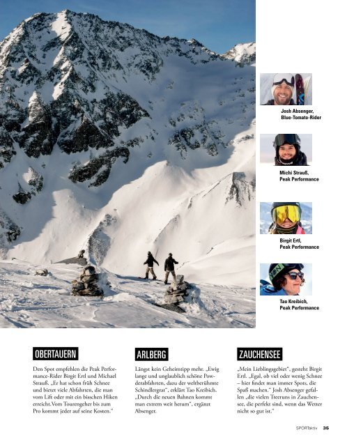 SPORTaktiv Freerideguide 2019